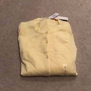 Uniqlo Yellow Cardigan size Large